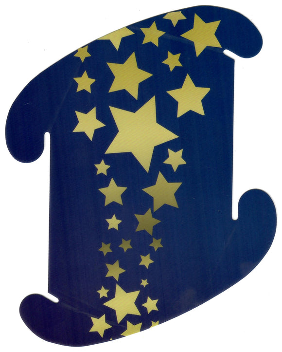 INFINITY LIGHTS® Golden Stars on Blue - Size Medium Only